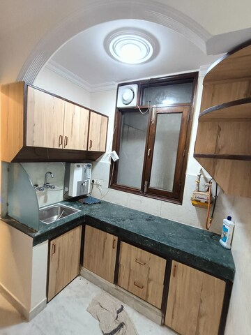 Kitchen in 2 BHK Builder Floor at Malviya Nagar – for Rent