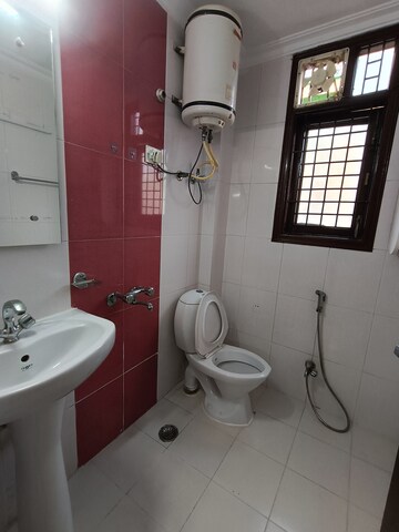 Bathroom in 2 BHK Builder Floor at Malviya Nagar – for Rent
