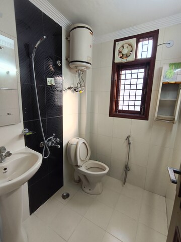 Bathroom in 2 BHK Builder Floor at Malviya Nagar – for Rent