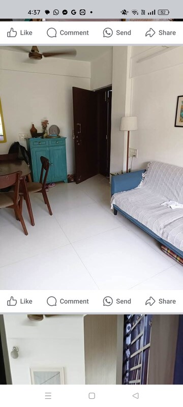 Bedroom in 2 BHK Apartment at Sheth Vasant Galaxy, Goregaon West – for Rent