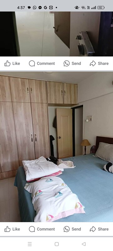 Bedroom in 2 BHK Apartment at Sheth Vasant Galaxy, Goregaon West – for Rent