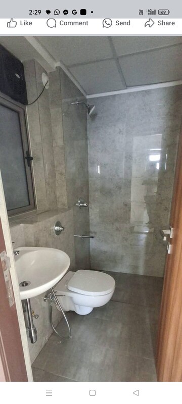 Bathroom in 2 BHK Apartment at Siddha Seabrook, Kandivali West – for Rent