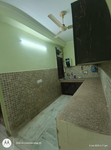 Kitchen in 2 BHK Builder Floor at Malviya Nagar – for Rent