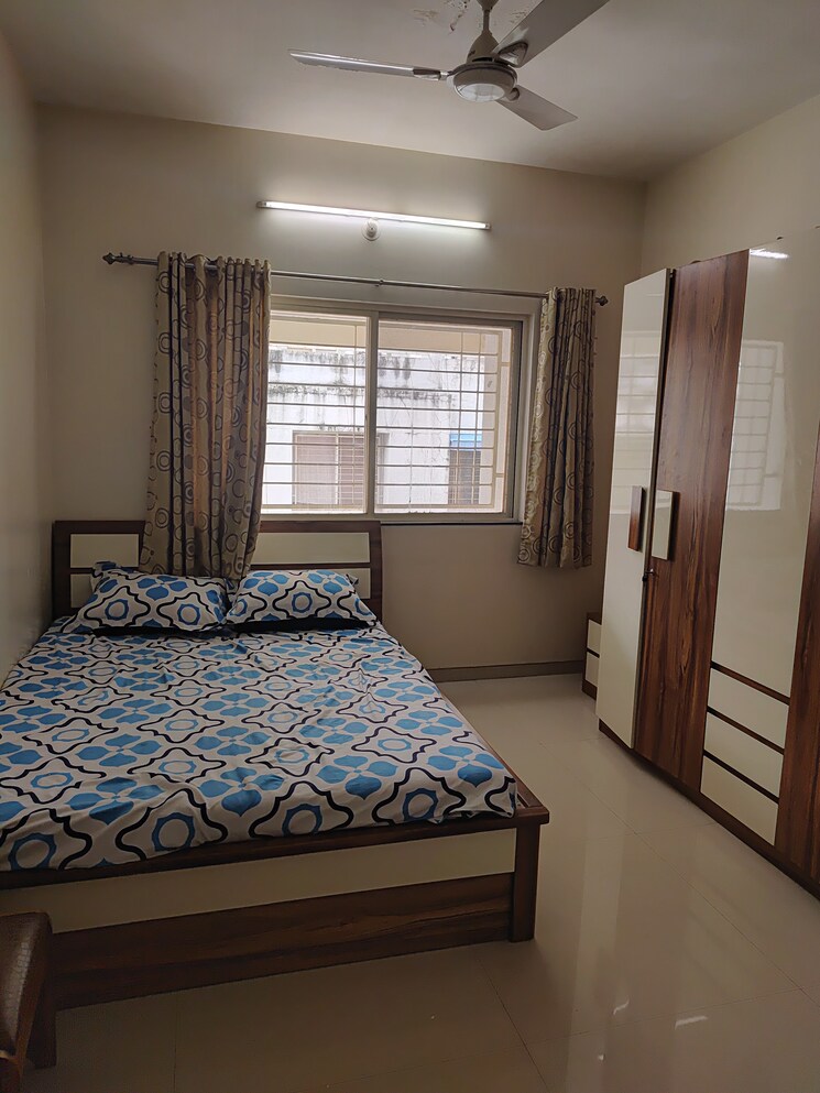 Master Bedroom, rahu-nisarg-society 2 Bedroom 1150 Sq.Ft. Builder Floor In Warje Pune 8800031