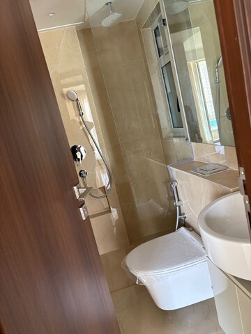 Bathroom in 3 BHK Apartment at Hiranandani Highland, Powai – for Rent