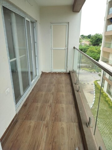 Balcony in 3 BHK Apartment at Vishnu Vistara, Hi Tech City – for Rent