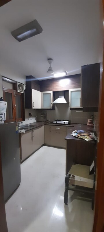 Kitchen in 3 BHK Builder Floor at East Of Kailash – for Sale
