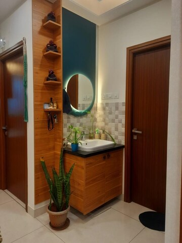 Bathroom in 2.5 BHK Apartment at Aparna Sarovar Zenith, Nallagandla – for Rent