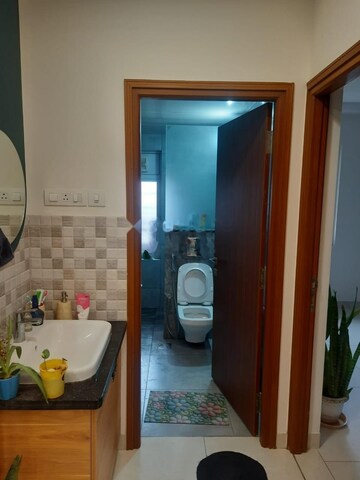 Bathroom in 2.5 BHK Apartment at Aparna Sarovar Zenith, Nallagandla – for Rent