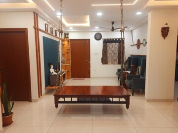 Living Room in 2.5 BHK Apartment at Aparna Sarovar Zenith, Nallagandla – for Rent