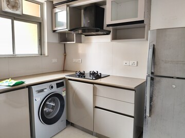 Kitchen in 1 BHK Apartment at Hiranandani Estate Penrose, Ghodbunder Road – for Rent