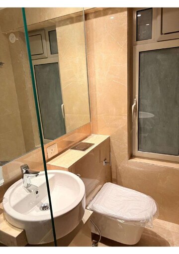Bathroom in 1 BHK Apartment at Hiranandani Highland, Powai – for Rent