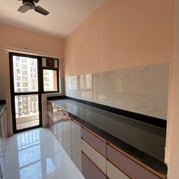 Kitchen in 2 BHK Apartment at Runwal Gardens Phase 2, Kalyan Shilphata Road – for Rent