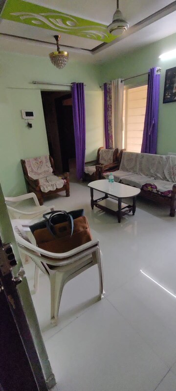 Master Bedroom in 1 BHK Apartment at GK Dwarka Sai, Rahatani – for Rent