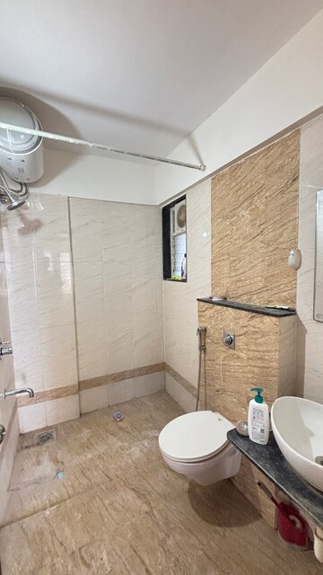 Bathroom in 2 BHK Apartment at Bramha Skycity Apartment, Dhanori – for Rent