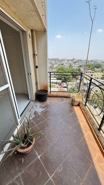 Balcony in 2 BHK Apartment at Bramha Skycity Apartment, Dhanori – for Rent