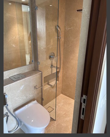 Bathroom in 2 BHK Apartment at Hiranandani Highland, Powai – for Rent