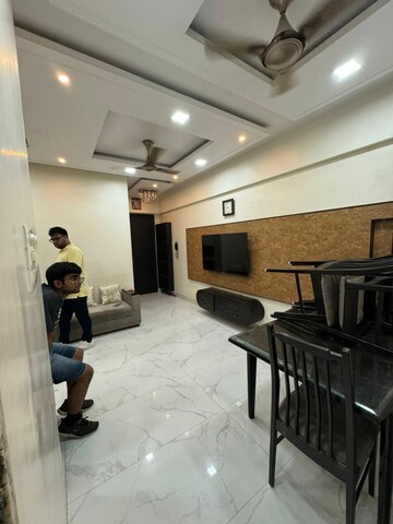 Living Room in 3 BHK Apartment at Nirmal Lifestyle Residency CHS Ltd, Mulund West – for Rent