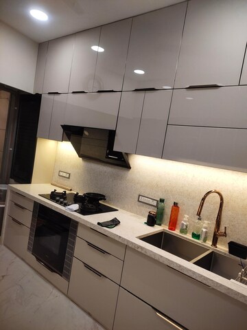 Kitchen in 4 BHK Apartment at Lodha World View, Worli – for Rent