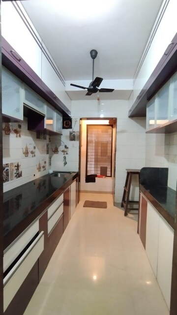 Kitchen in 2 BHK Apartment at Raunak City Phase 2, Kalyan West – for Rent