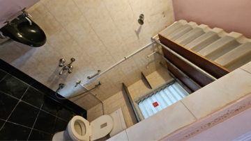 Bathroom in 3 BHK Apartment at Bibwewadi – for Rent