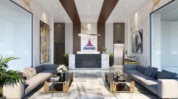 Living Room in 1 BHK Apartment at Empire Centrum, Ambernath West – for Sale