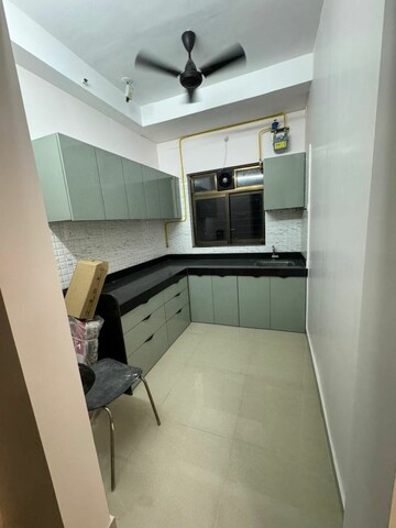Kitchen in 3 BHK Apartment at Nirmal Zircon, Mulund West – for Rent