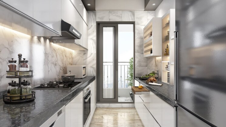 Kitchen, empire-centrum 2 Bedroom 990 Sq.Ft. Apartment In Ambernath West Thane 8800553