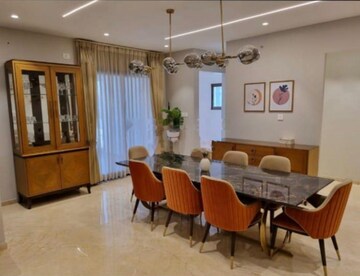 Living Room in 4 BHK Apartment at Harsha Sky High, Shaikpet – for Rent