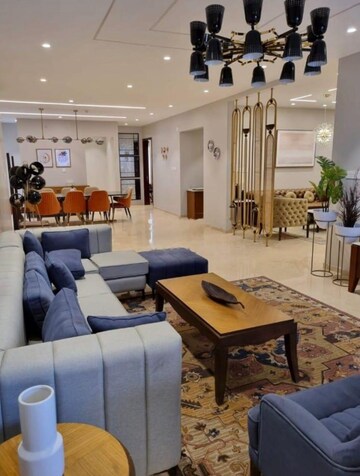 Team Area in 4 BHK Apartment at Harsha Sky High, Shaikpet – for Rent