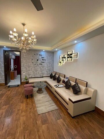 Living Room in 3 BHK Builder Floor at Saket – for Rent