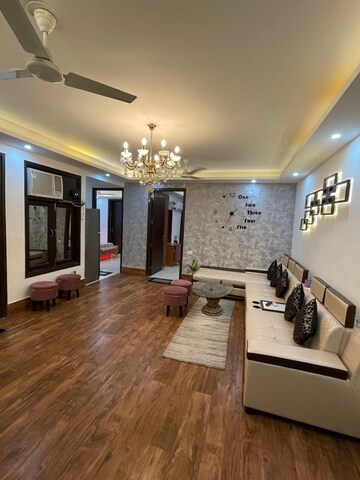 Living Room in 3 BHK Builder Floor at Saket – for Rent