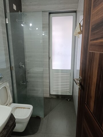 Bathroom in 3 BHK Apartment at Nexus Hyde Park Residency, Manpada – for Rent