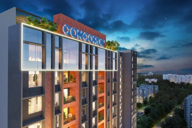 Exterior View, concorde-neo 2 Bedroom 1241 Sq.Ft. Apartment In Thanisandra Bangalore 8800635