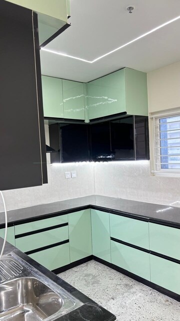 Kitchen in 3 BHK Apartment at Bollineni Bion, Kothaguda – for Rent