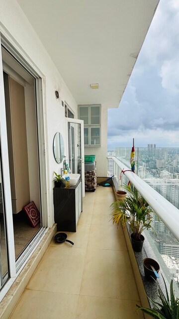Balcony in 2 BHK Apartment at Omkar Alta Monte, Malad East – for Rent