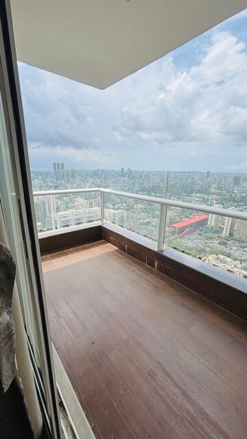 Balcony in 2 BHK Apartment at Omkar Alta Monte, Malad East – for Rent