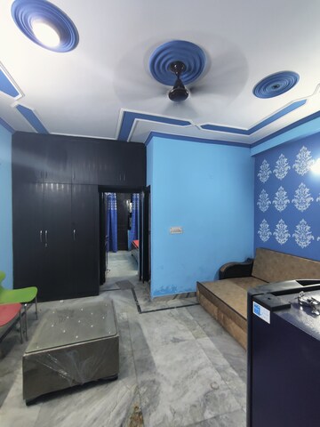Master Bedroom in 1.5 BHK Builder Floor at Vaishali Media Apartment, Vaishali Sector 5 – for Rent