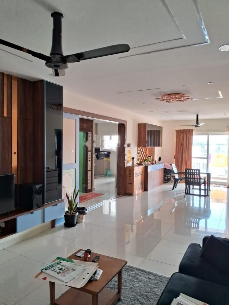 Living Room, ambience-courtyard 3 Bedroom 2300 Sq.Ft. Apartment In Manikonda Hyderabad 8800738