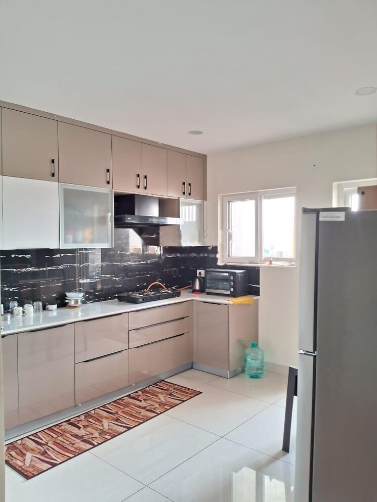 Kitchen, ambience-courtyard 3 Bedroom 2300 Sq.Ft. Apartment In Manikonda Hyderabad 8800738