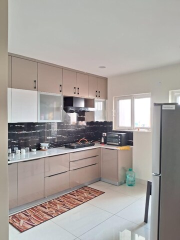Kitchen in 3 BHK Apartment at Ambience Courtyard, Manikonda – for Rent