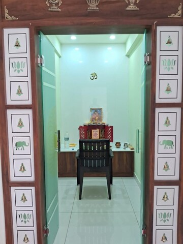 Living Room in 3 BHK Apartment at Ambience Courtyard, Manikonda – for Rent