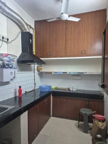Kitchen in 2 BHK Builder Floor at Malviya Nagar – for Rent
