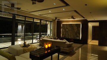 Living Room in 4 BHK Apartment at Godrej Platinum, Alipore – for Sale
