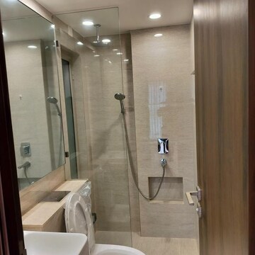 Bathroom in 1 BHK Apartment at Hiranandani Regent Hill, Powai – for Rent