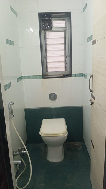 Bathroom in 1 BHK Apartment at Panchavati Gardens, Malad East – for Rent