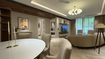 Living Room in 4 BHK Builder Floor at Safdarjung Development Area – for Rent