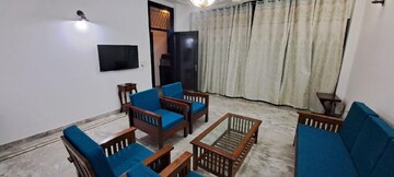 Living Room in 3 BHK Builder Floor at Kalkaji – for Rent
