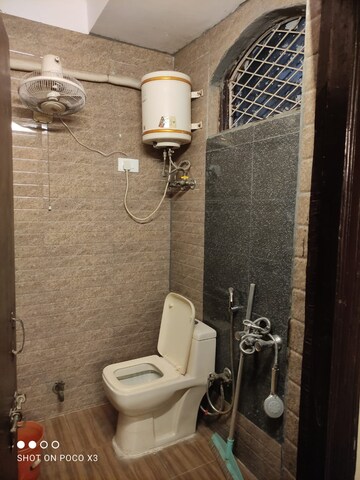 Bathroom in 3 BHK Builder Floor at Niti Khand – for Rent