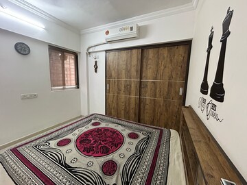 Bedroom in 2 BHK Apartment at Cosmos Orchid, Kasarvadavali – for Rent
